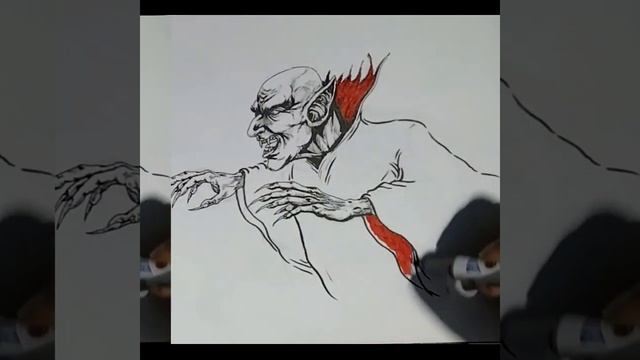 Vampire (Salem's Lot) #shorts #sketch смотреть онлайн