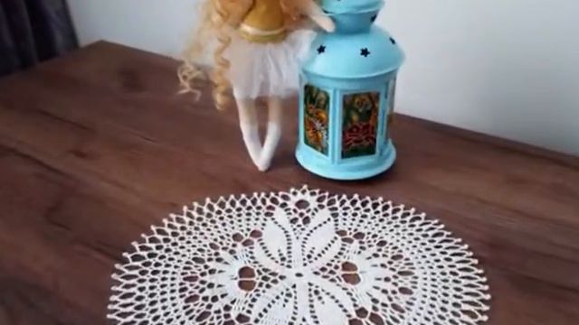 Салфеточка "Крылья". Ажурная, красивая салфеточка крючком. Openwork crochet napkin.