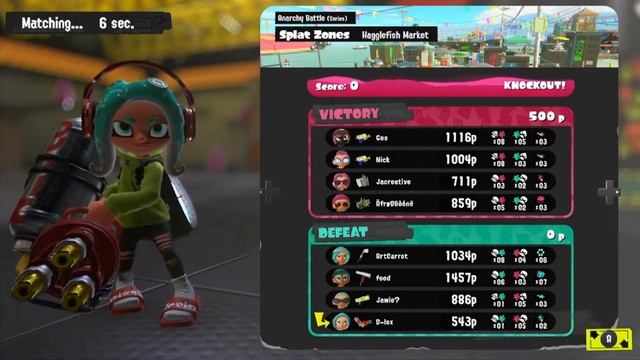 Hydra Splatling Gameplay - Splatoon 3 | Anarchy Battle (Splat Zones) смотреть онлайн