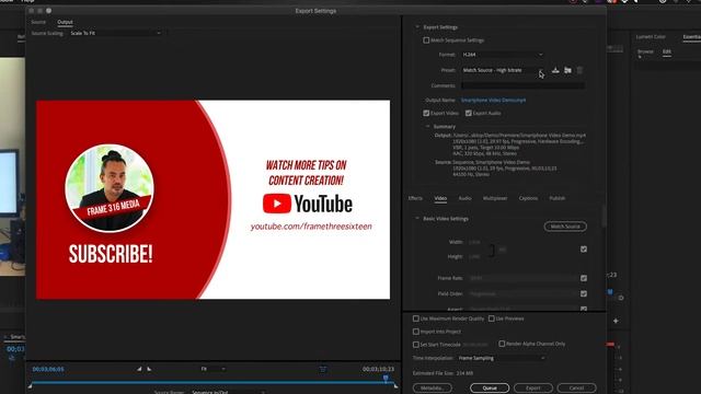 Part 8 of 8: Export Videos in Premiere Pro (Best Settings) смотреть онлайн