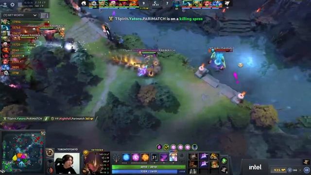 Virtus pro vs Team Spirit DPC 2021