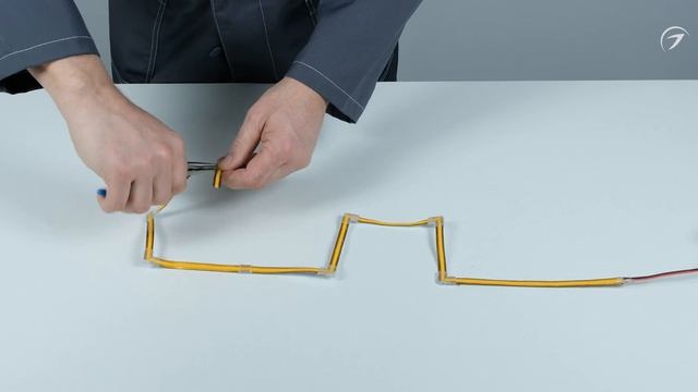 Построение фигур из светодиодных лент с малым шагом резки (FreeCut)