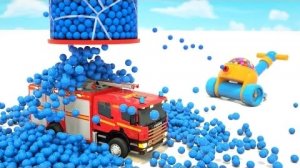 Песенка для бинго - Цветные шарики и машинки - Детские стишки и песенки для малышей