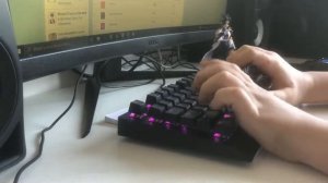 razer blackwidow V3 yellow switch sound test