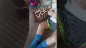 мини влог с реборном Лиам.
лиам заболел 😷