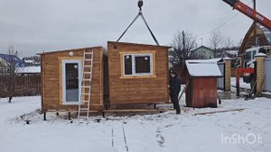 Модульная баня 6*4.6м с крыльцом