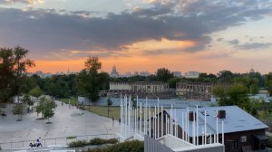 4K.Walking Streets Moscow. Gorky Park.