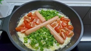 Вот что готовлю на завтрак вместо обычной яичницы. Семья сыта и довольна_ простые идеи для завтрака_