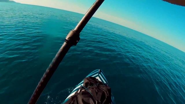 Сапборд Gladiator 11.6 pro на Черном море. смотреть онлайн