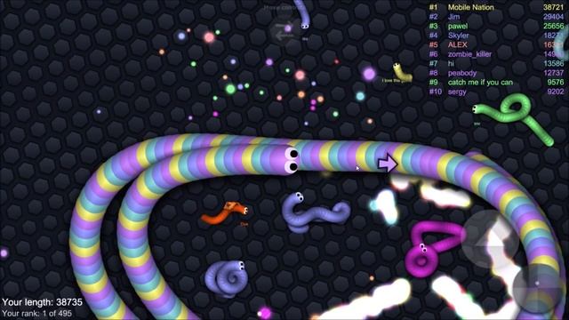 Slither.io A.I. 700,000 Score World Record (Epic Slitherio Gameplay)