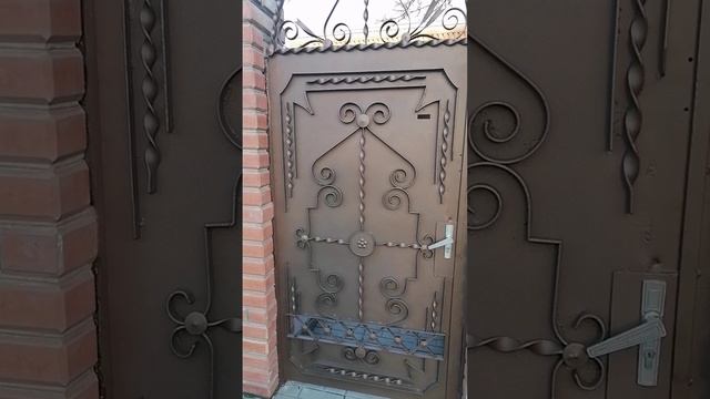 Покраска ворот матовой песочной краской компанией Maler Pro.mp4