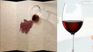 Как отстирать пятно от красного вина