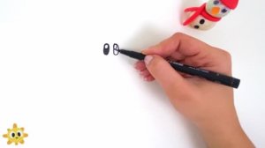 Нарисовать оленя с шарфиком