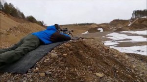 Shooting steel plates at 300-meters with 2 Tikka T3X CTR rifles 223rem & 260rem