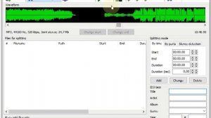 HOW TO SPLIT AN MP3 FILE. Visual Audio Splitter & Joiner