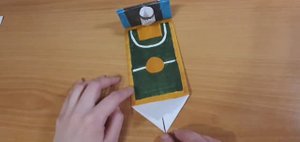 Настольная игра баскетбол из бумаги, оригами.