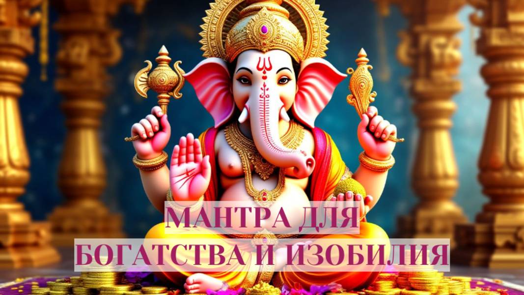 САМАЯ СИЛЬНАЯ МАНТРА ГАНЕШИ  / МАНТРА ДЛЯ ПРИВЛЕЧЕНИЯ ДЕНЕГ, БОГАТСТВА И УСПЕХА