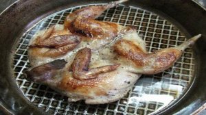 Запеченные перепела с картошкой