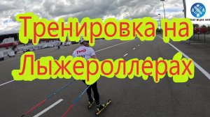 Вышли на тренировку Лыжероллеры !!! #лыжнаямедиалига #тренировки #лыжныйспорт #лыжероллеры