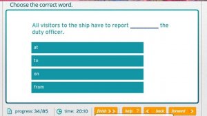 GRAMMAR Score 100% MARLINS TEST FOR JUNIOR ENGINE OFFICER V09