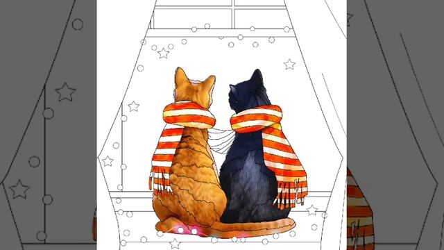 рыжий котк и чёрный кот в месте смотреть онлайн