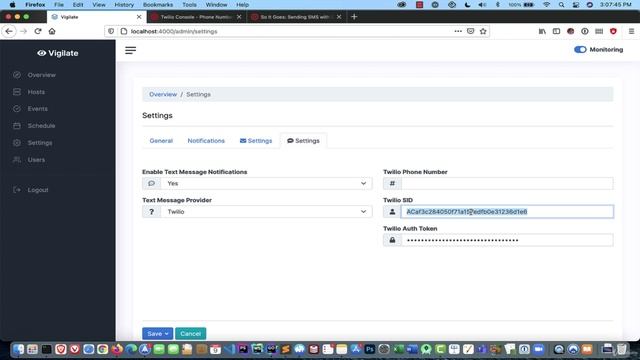 21. Setting up a Twilio Account