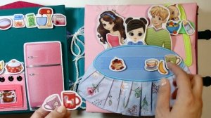 Дом с семьёй кукол "Премиум" для Василисы, часть 1. Кукольная школа, Магазин одежды и продуктов