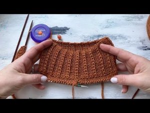 Простой, эффектный узор спицами. Идеально для начинающих.