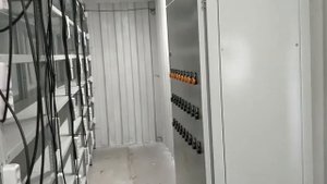 Видео с производства BitCube - контейнеры для майнинга