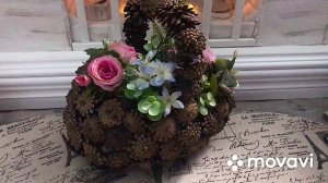 DIY | Корзинка из шишек | Своими руками