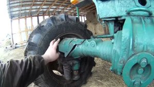 Обкатываю новый делитель потока Т 40. Смотрим как рулится и как дёргаются колёса.