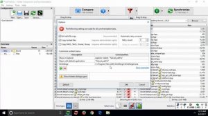 FreeFileSync: Внешние приложения