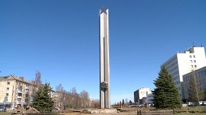 (Рыбинск-40) СТЕЛА "40 ЛЕТ ПОБЕДЫ": РЕМОНТ НАЧАЛСЯ