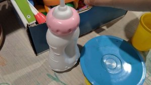 играем в детскую посудку
