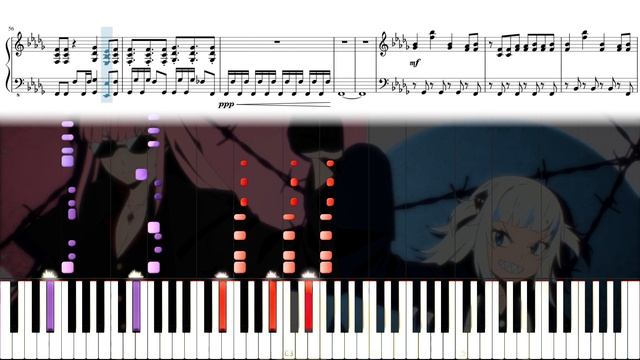 「Q」Piano arrange/Calliope Mori x Gawr Gura x DECO*27 смотреть онлайн
