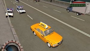 GTA Криминальная Россия | ГАЗ-3110 против ВАЗ-2109, 21099 car chase scene