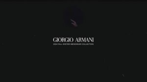 Показ мужской коллекции Giorgio Armani осень-зима 2024-2025