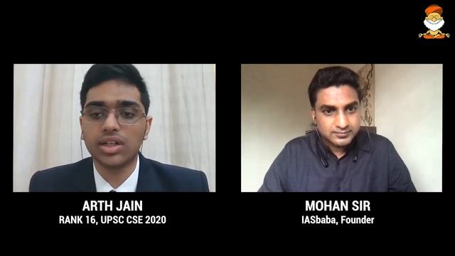 AIR 16, Arth Jain | IASbaba's Test Series & IMP Student| UPSC CSE 2020| TOPPER STRATEGY