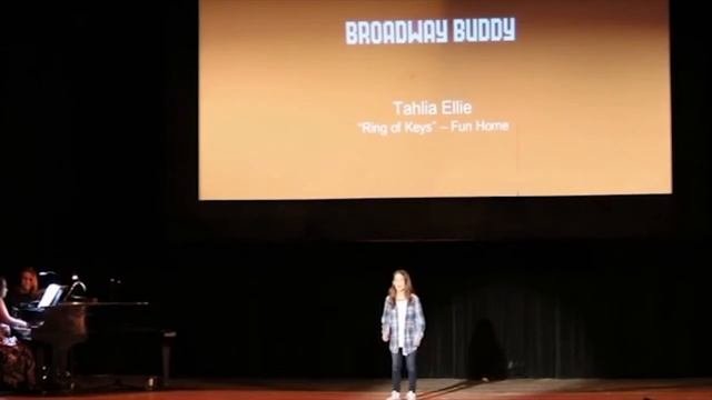 Tahlia Ellie - Ring Of Keys From Fun Home Broadway Buddies Vanguard Theater Company
