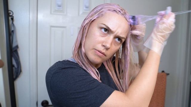 toning my blonde hair pink | brite organix смотреть онлайн