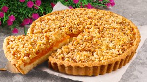 Абрикосовый пирог который тает во рту! Быстро, просто и очень вкусно! Выпечка