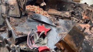 Flying Russian tank in Ukraine # war in Ukraine