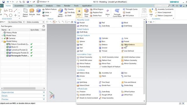 34 POCKET AND SLOT UG NX смотреть онлайн