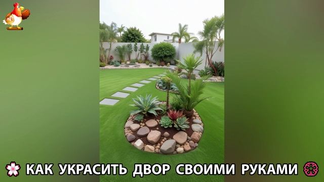 Как украсить двор дома фото идеи (358) 🏡 для дачи и сада своими руками 🌷🪻🌺💮
