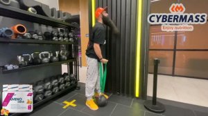 Упражнение из армрестлинга . подьём гири на луч