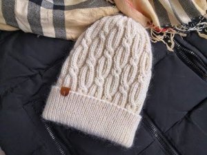 КРАСИВАЯ ТЕПЛАЯ ЗИМНЯЯ ШАПКА СПИЦАМИ  ПОДРОБНЫЙ МК