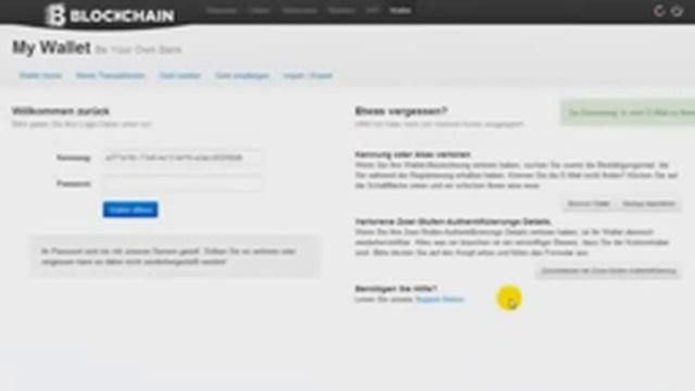 blockchain info - Регистрация кошелька биткоин