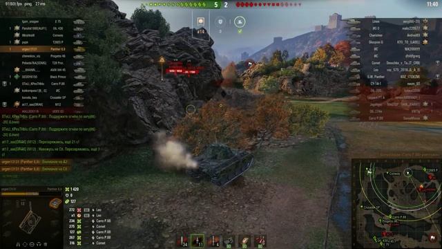 Panther 8.8 Танк за рефералку с точной пушкой но очень медленный! смотреть онлайн