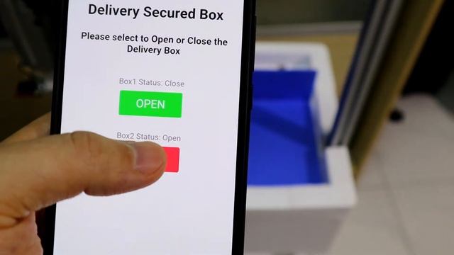 Delivery Secured Box with NodeMCU ESP8266 смотреть онлайн