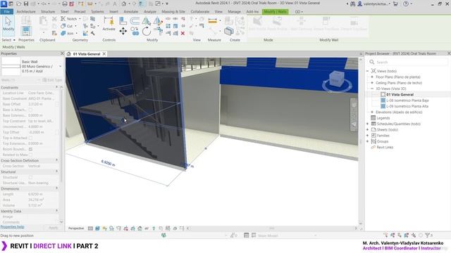 4.11 -Revit l Прямая ссылка l Часть 2